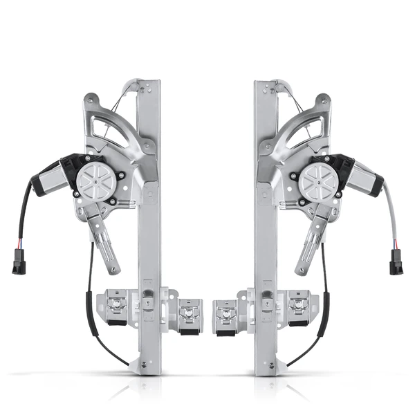 2 Pcs Front Power Window Regulator with Motor for Pontiac Bonneville 00-05