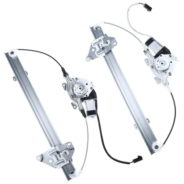 1987-1994 Nissan D21 2-Pc Window Regulator and Motor Kit Front Driver & Passenger Electric with Motor A-Premium APWR1591