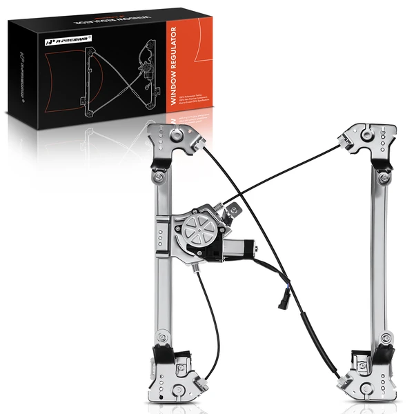 2004-2008 Ford F-150 1-Pc Power Window Regulator and Motor Assembly Rear Left Driver Side Electric with Motor A-Premium APWR1060