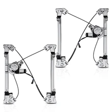 2 Pcs Rear Power Window Regulator with Motor
