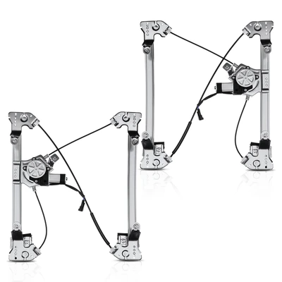 2 Pcs Rear Power Window Regulator with Motor