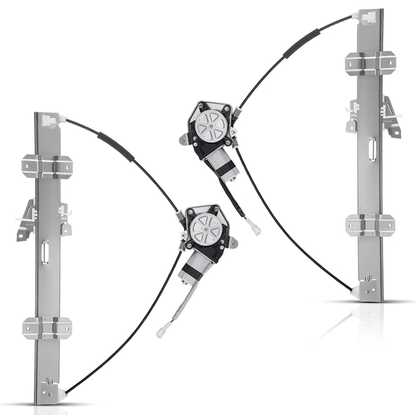 2 Pcs Front Power Window Regulator with Motor for Chevrolet Tracker Suzuki