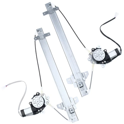 2 Pcs Rear Power Window Regulator with Motor