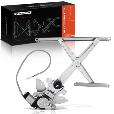 Front Passenger Power Window Regulator with Motor