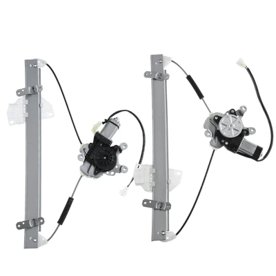 2 Pcs Front Power Window Regulator with Motor