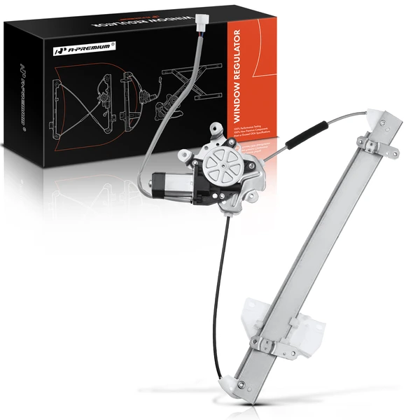 1997-2001 Mitsubishi Mirage 1-Pc Power Window Regulator and Motor Assembly Front Right Passenger Side Electric with Motor A-Premium APWR0668