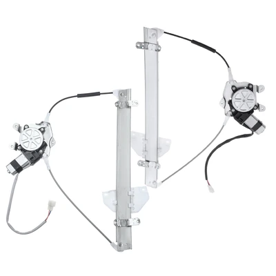 2 Pcs Front Power Window Regulator with Motor