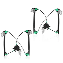 1997-2004 Chevrolet Corvette 2pc Window Regulator and Motor Kit Front Driver & Passenger Electric with Motor A-Premium APWR0035