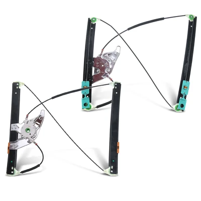 2 Pcs Front Power Window Regulator without Motor