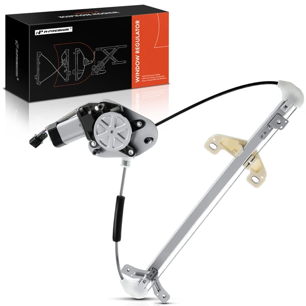 2003-2007 Honda Accord 1-Pc Power Window Regulator and Motor Assembly Rear Left Driver Side Electric with Motor A-Premium APWR0550
