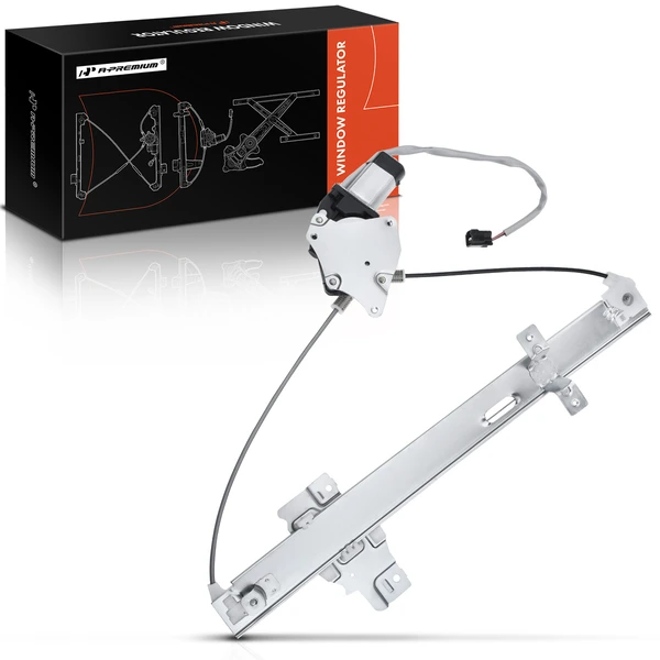 1998-2004 Isuzu Rodeo 1-Pc Power Window Regulator and Motor Assembly Rear Right Passenger Side Electric with Motor A-Premium APWR2020