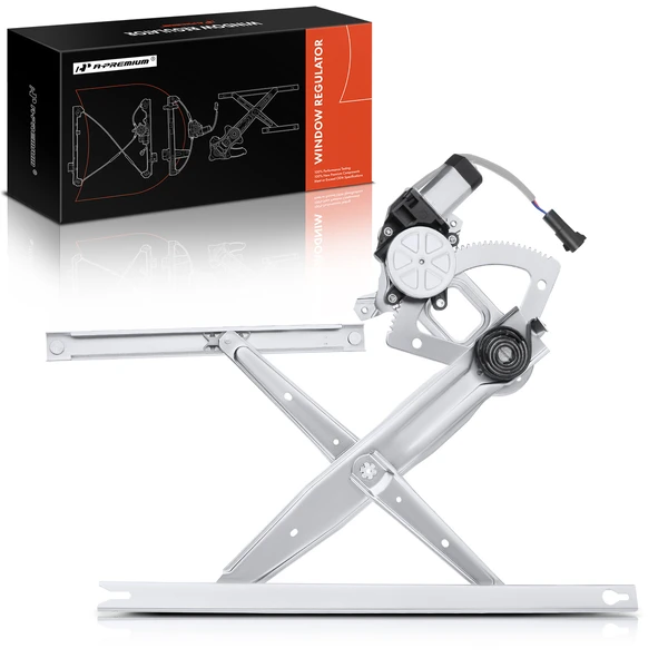 1999-2012 Ford F-350 Super Duty 1-Pc Power Window Regulator and Motor Assembly Rear Right Passenger Side Electric with Motor A-Premium APWR1700