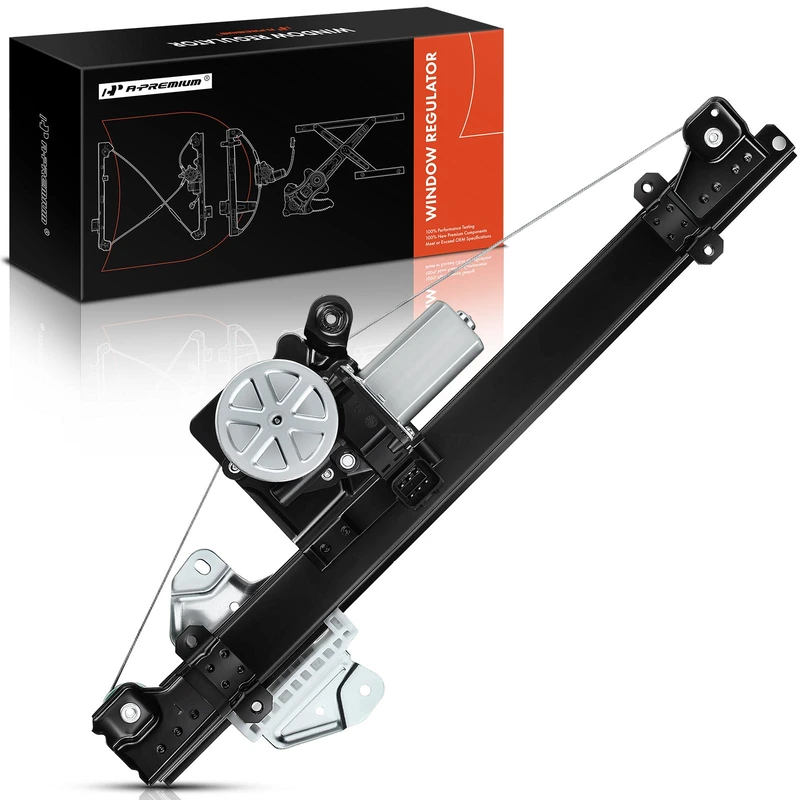 1-Pc Power Window Regulator and Motor Assembly Front Right Passenger Side Electric with Motor A-Premium APWR2022