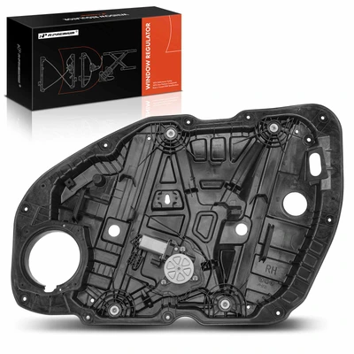 Front Passenger Power Window Regulator with Motor Assembly