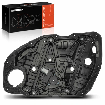 Front Passenger Power Window Regulator with Motor Assembly