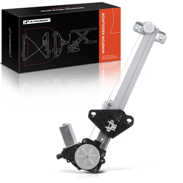 2007-2011 Honda CR-V 1-Pc Power Window Regulator and Motor Assembly Rear Left Driver Side Electric with Motor A-Premium APWR0578