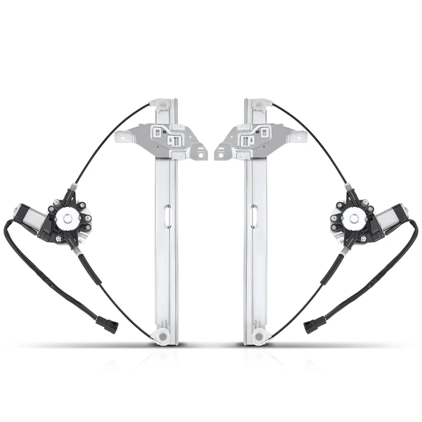 2006-2013 Chevrolet Impala 2-Pc Window Regulator and Motor Kit Front Driver & Passenger Electric with Motor A-Premium APWR0119