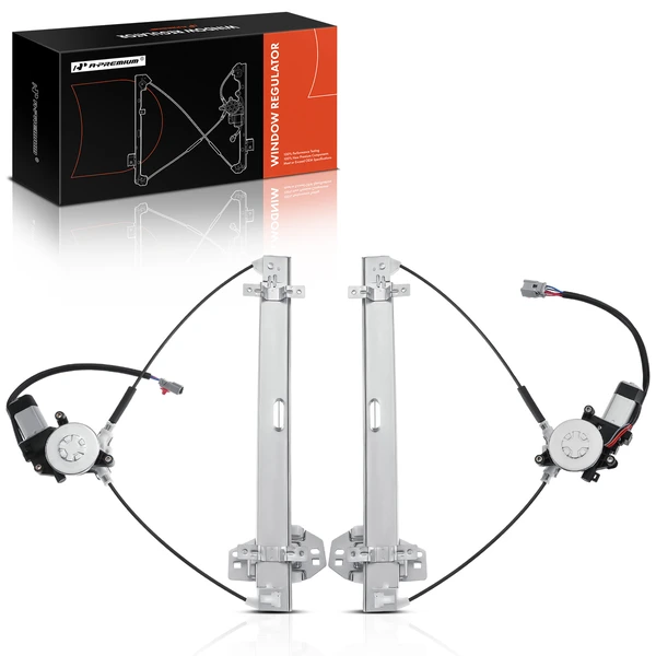 2 Pcs Front Power Window Regulator with Motor for Honda Element 2003-2011