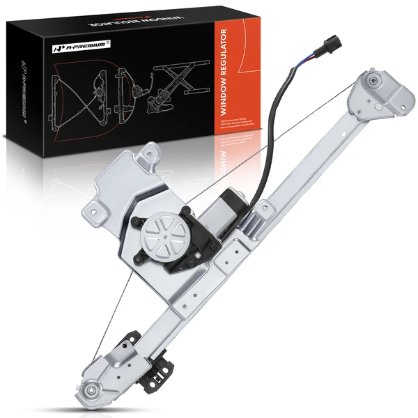 2004-2012 GMC Canyon 1-Pc Power Window Regulator and Motor Assembly Rear Left Driver Side Electric with Motor A-Premium APWR1427