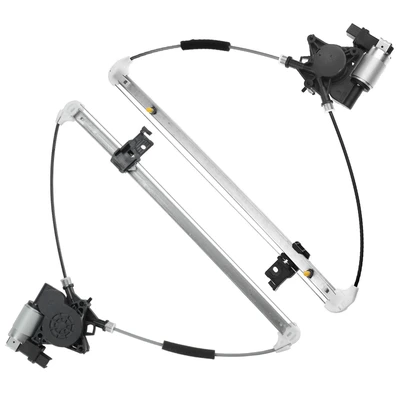 2 Pcs Rear Power Window Regulator with Motor