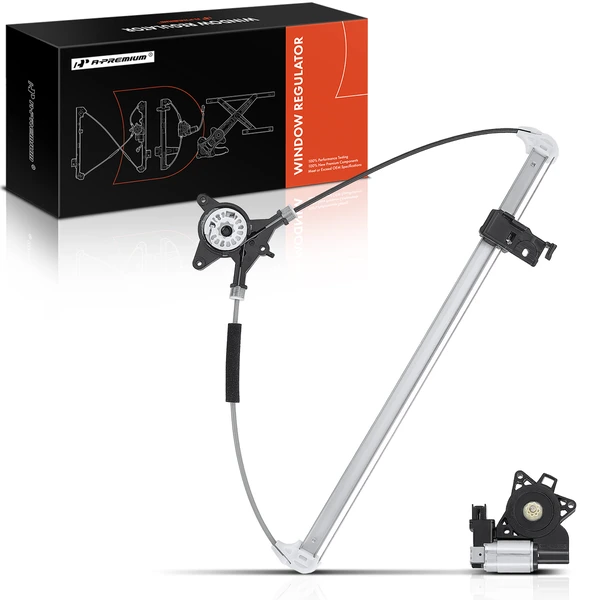 2007-2012 Mazda CX-7 1-Pc Power Window Regulator and Motor Assembly Rear Right Passenger Side Electric with Motor A-Premium APWR1155