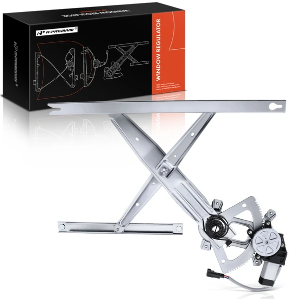 1999-2012 Ford F-250 Super Duty 1-Pc Power Window Regulator and Motor Assembly Front Right Passenger Side Electric with Motor A-Premium APWR2029