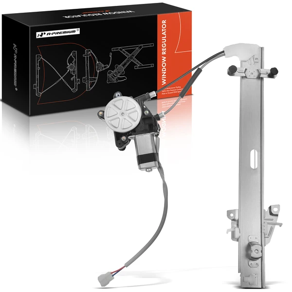 1995-2000 Kia Sportage 1-Pc Power Window Regulator and Motor Assembly Rear Right Passenger Side Electric with Motor A-Premium APWR2040