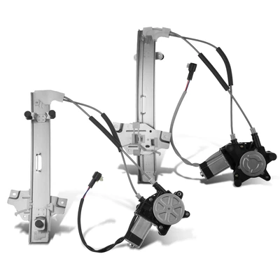 2 Pcs Rear Power Window Regulator with Motor