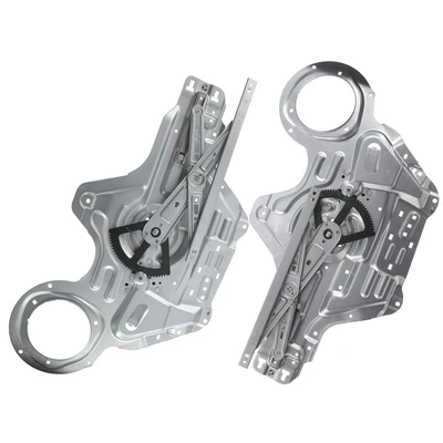 2 Pcs Front Power Window Regulator with Motor