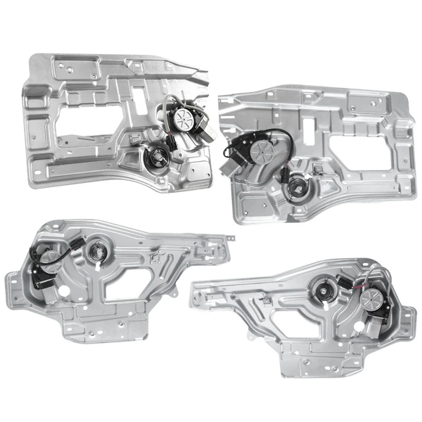 4 Pcs Front & Rear Power Window Regulator with Motor for Hyundai Santa Fe 2001-2006