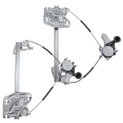 2 Pcs Front Power Window Regulator with Motor