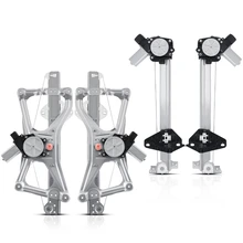 2006-2011 Honda Civic 4pc Window Regulator and Motor Kit Front & Rear Electric with Motor A-Premium APWR0916