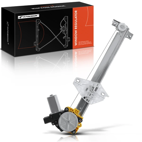 2006-2011 Honda Civic 1-Pc Power Window Regulator and Motor Assembly Rear Left Driver Side Electric with Motor A-Premium APWR0568