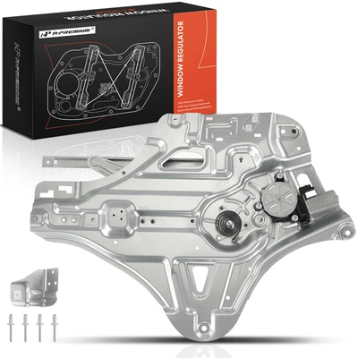 Front Driver Power Window Regulator with Panel Motor