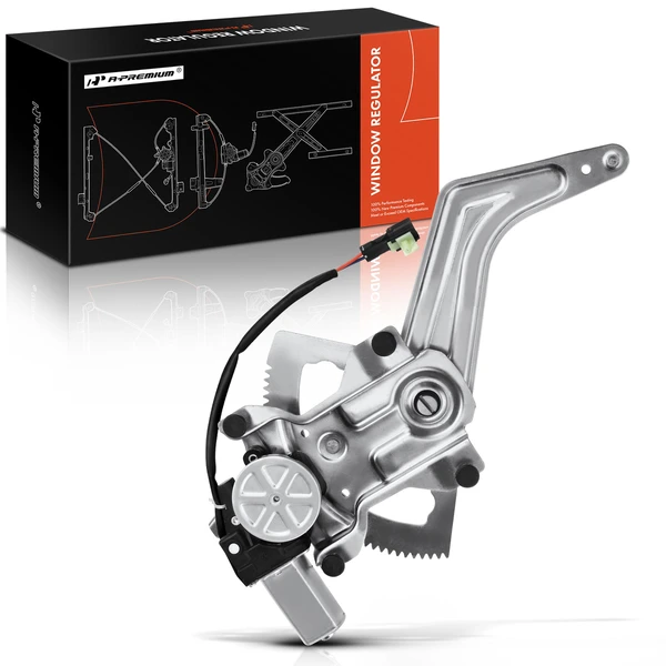 2001-2005 Kia Rio 1-Pc Power Window Regulator and Motor Assembly Rear Left Driver Side Electric with Motor A-Premium APWR2044