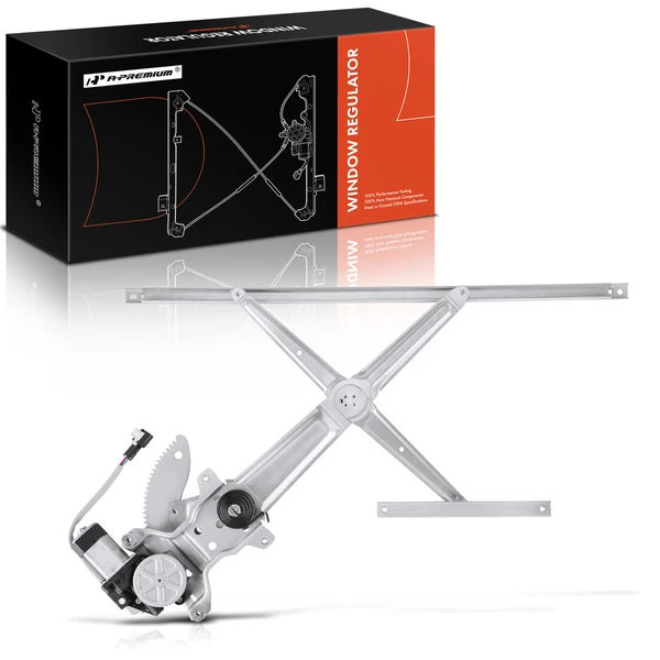 2002-2005 Kia Sedona 1-Pc Power Window Regulator and Motor Assembly Front Right Passenger Side Electric with Motor A-Premium APWR1159