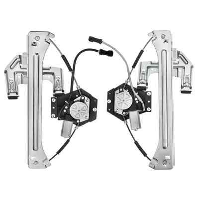 2 Pcs Rear Power Window Regulator with Motor