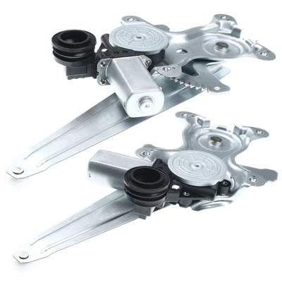 2 Pcs Rear Power Window Regulator with Motor