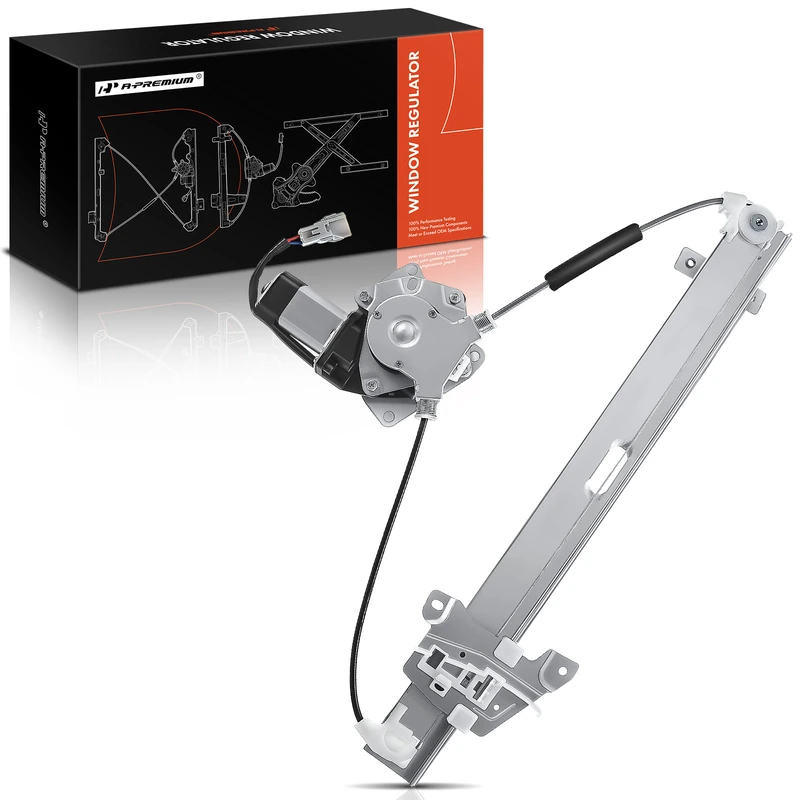 2004-2012 Mitsubishi Galant 1-Pc Power Window Regulator and Motor Assembly Rear Left Driver Side Electric with Motor A-Premium APWR0665