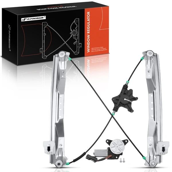 2008-2016 Chrysler Town & Country 1-Pc Power Window Regulator and Motor Assembly Front Right Passenger Side Electric with Motor A-Premium APWR2455