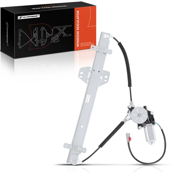 2003-2008 Honda Pilot 1-Pc Power Window Regulator and Motor Assembly Rear Right Passenger Side Electric with Motor A-Premium APWR0549