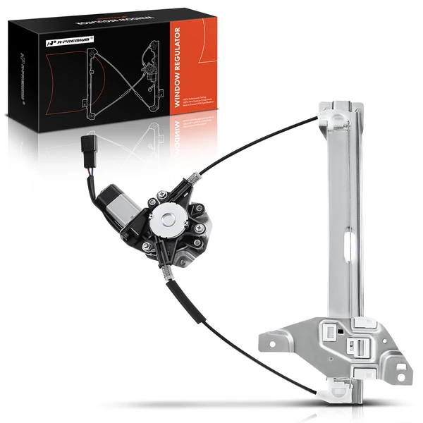 Rear Passenger Power Window Motor & Regulator Assembly for Chevy Impala 2006-2013