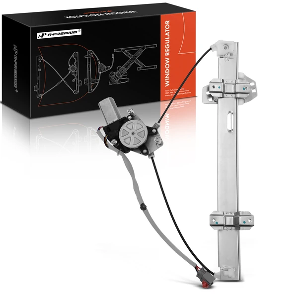 2002-2004 Acura RL 1-Pc Power Window Regulator and Motor Assembly Front Right Passenger Side Electric with Motor A-Premium APWR2056