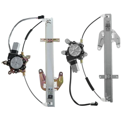 2 Pcs Rear Power Window Regulator with Motor