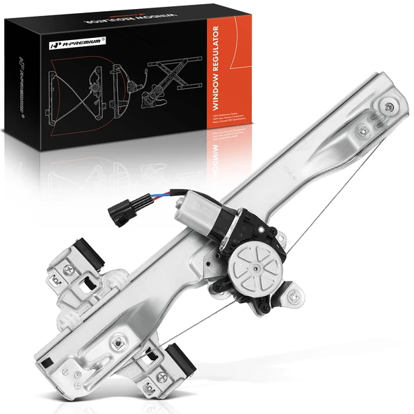 2011-2012 Chevrolet Cruze 1-Pc Power Window Regulator and Motor Assembly Rear Left Driver Side Electric with Motor A-Premium APWR0472