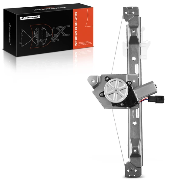 2007-2009 Saturn Aura 1-Pc Power Window Regulator and Motor Assembly Rear Right Passenger Side Electric with Motor A-Premium APWR1752