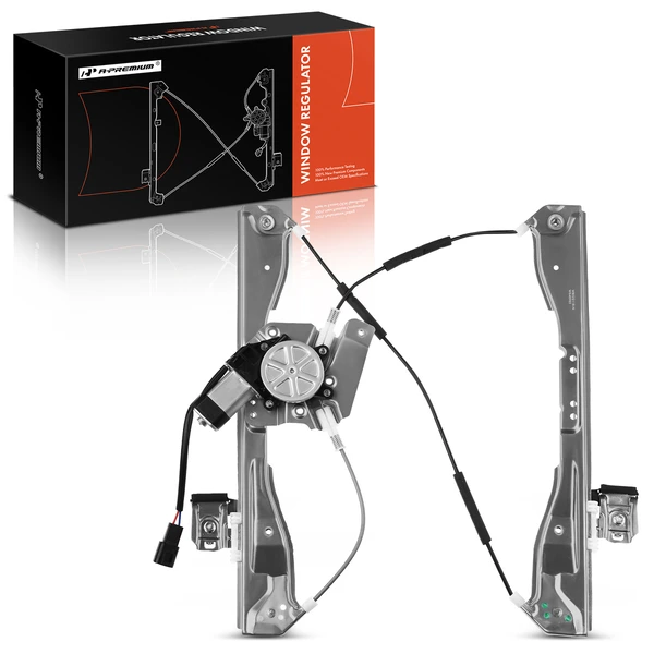 2008-2012 Chevrolet Malibu 1-Pc Power Window Regulator and Motor Assembly Front Right Passenger Side Electric with Motor A-Premium APWR1755