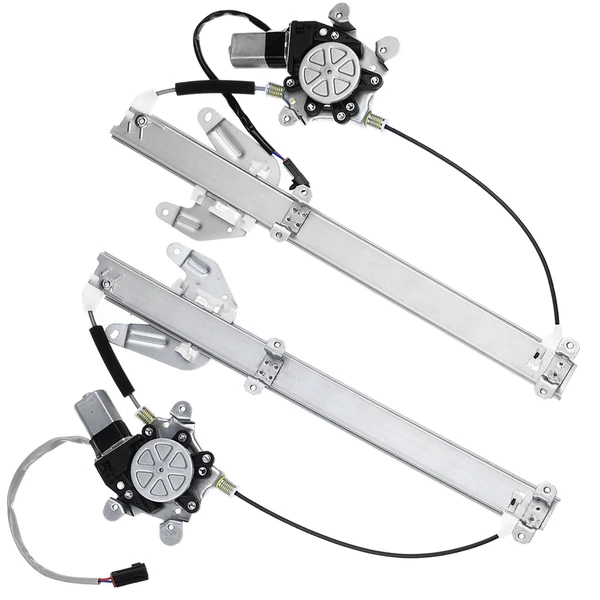 1996-2004 Nissan Pathfinder 2-Pc Window Regulator and Motor Kit Rear Driver & Passenger Electric with Motor A-Premium APWR1291
