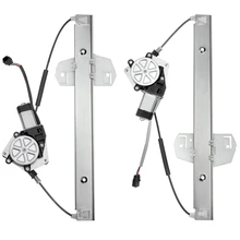2007-2017 Jeep Wrangler 2pc Window Regulator and Motor Kit Rear Driver & Passenger Electric with Motor A-Premium APWR2578