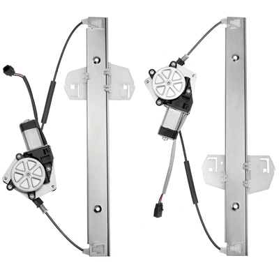 2 Pcs Rear Power Window Regulator with Motor